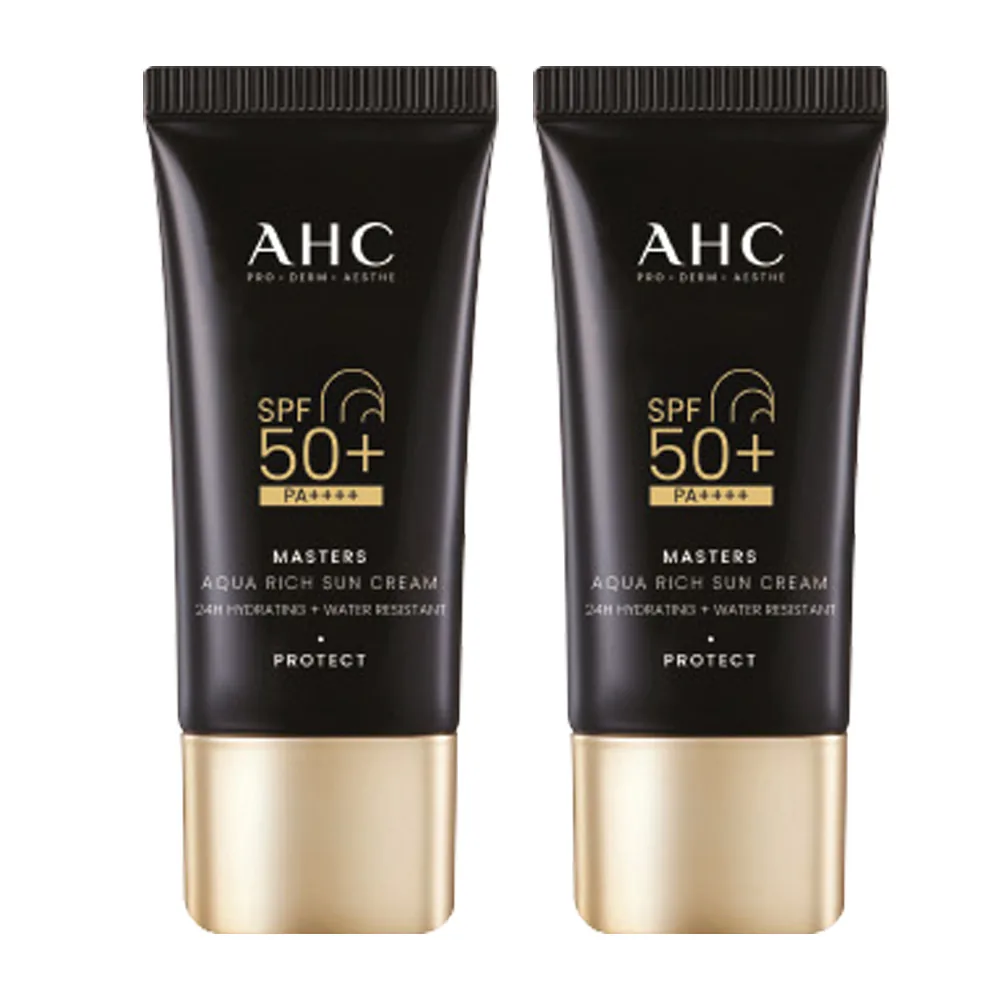 AHC 마스터즈 아쿠아 리치 선크림 SPF50+ PA++++
