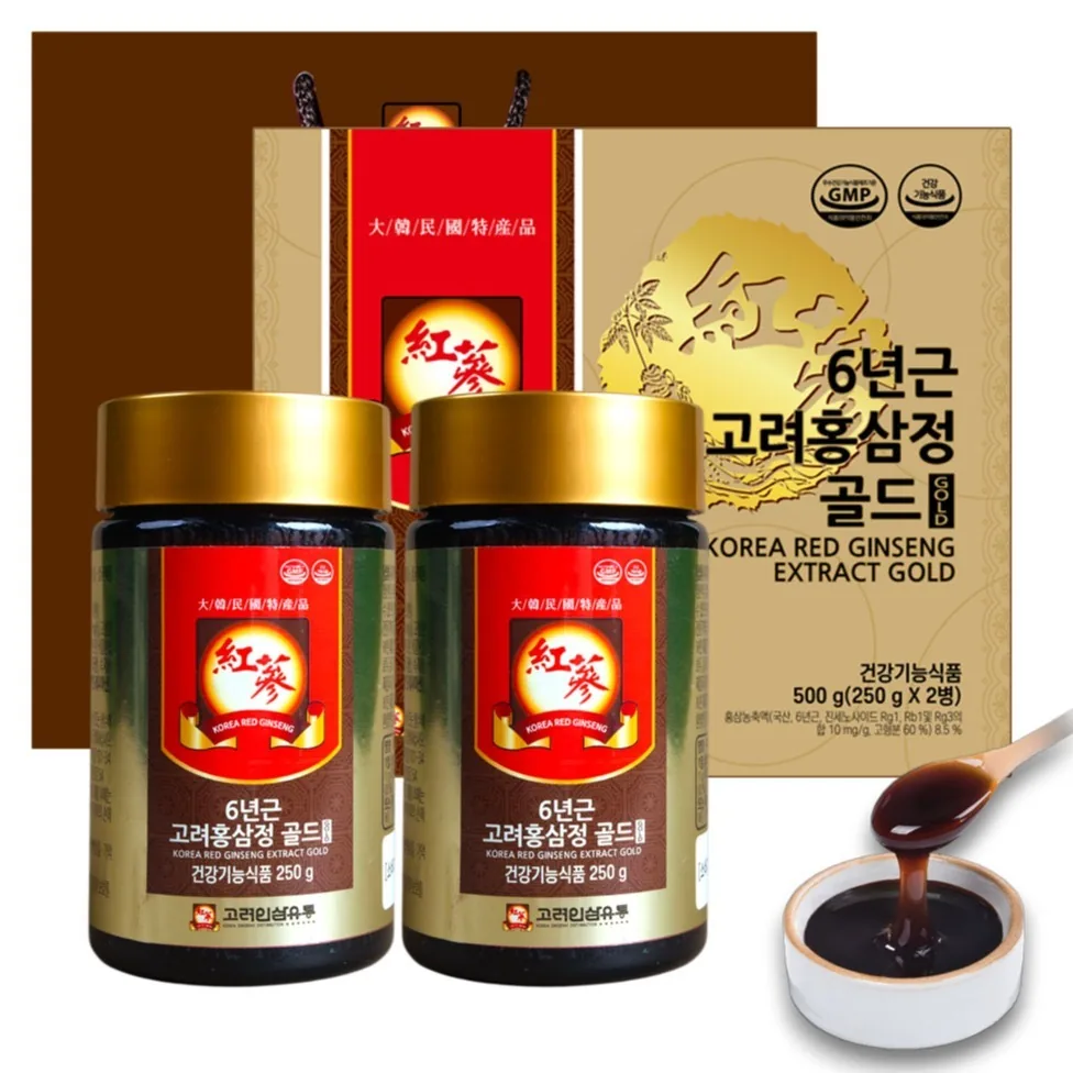 고려인삼유통 6년근 고려홍삼정 골드 + 쇼핑백