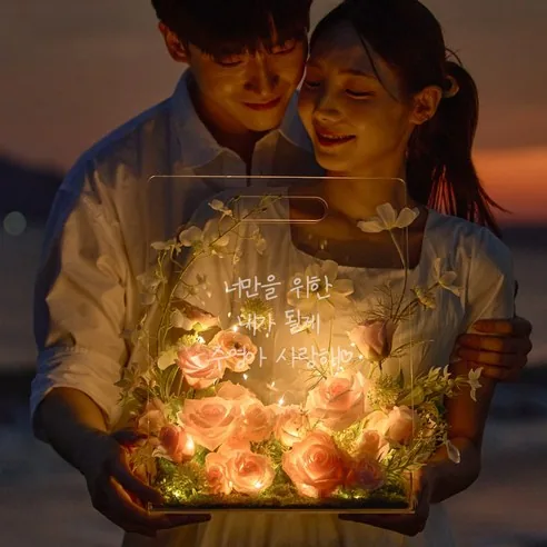 리비트 장미 플라워백 여자친구 생일선물 9만원대